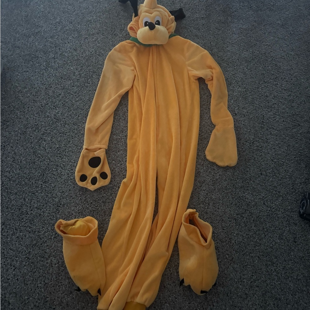 Disney Pluto Kids Dog Costume with Headpiece and Paws Medium M